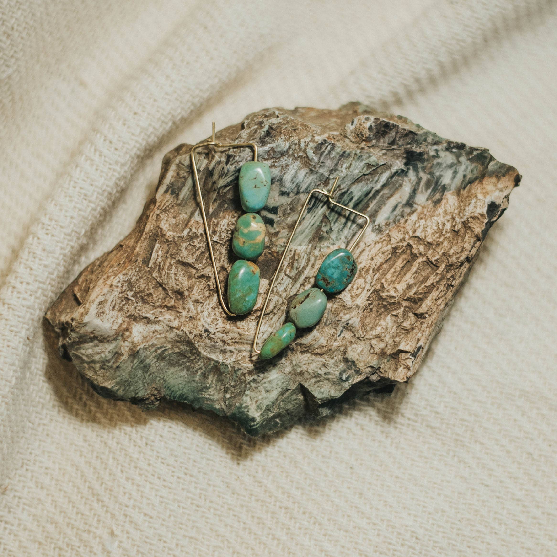 Turquoise River Earrings