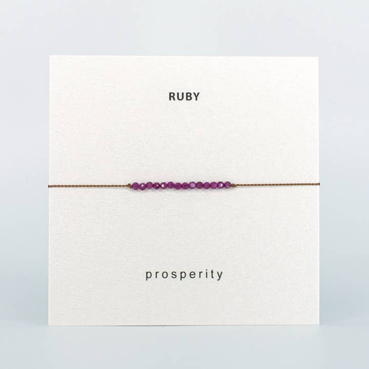 Ruby Bracelet | Prosperity