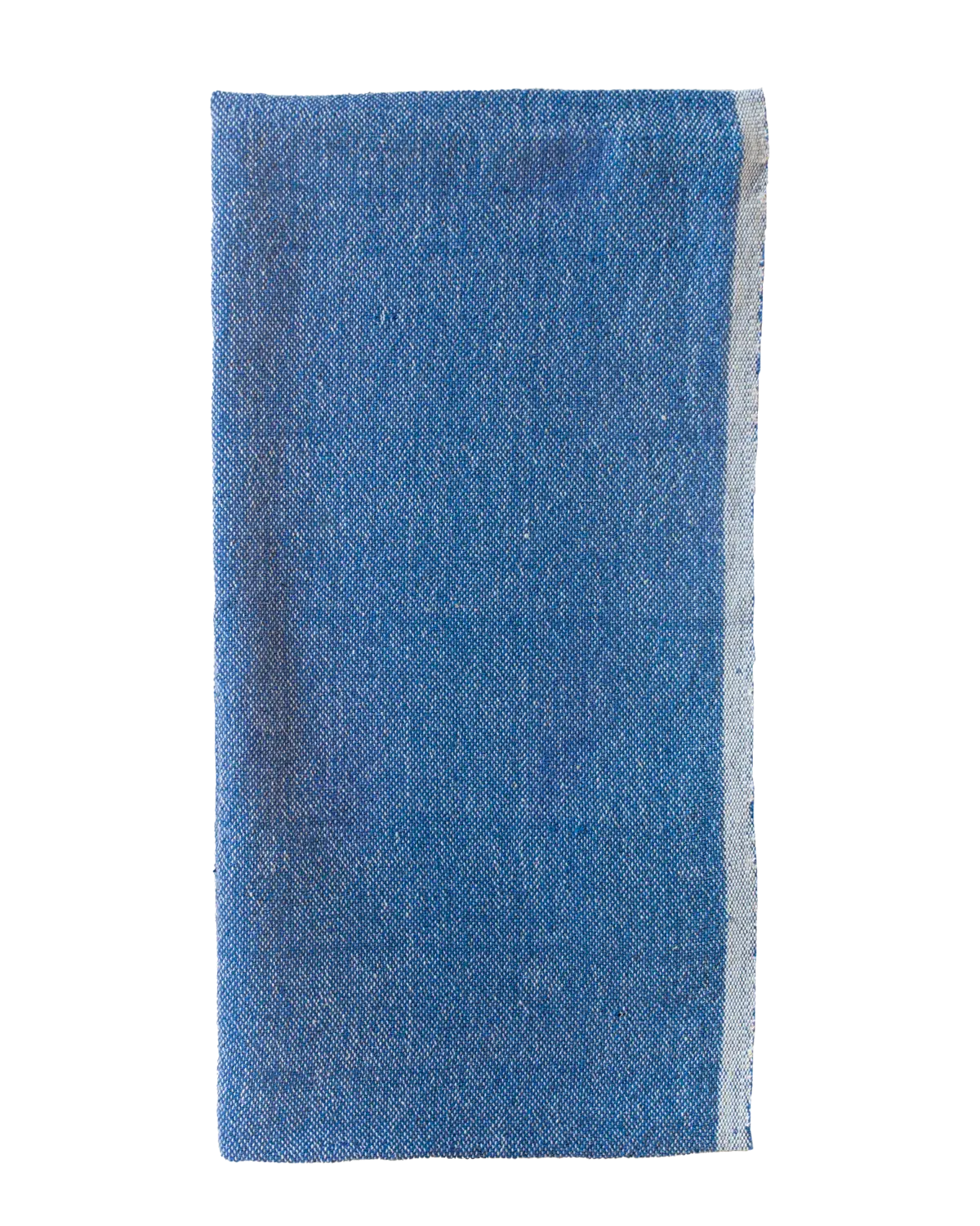 Hand Woven Cotton Hand Towel | Chambray