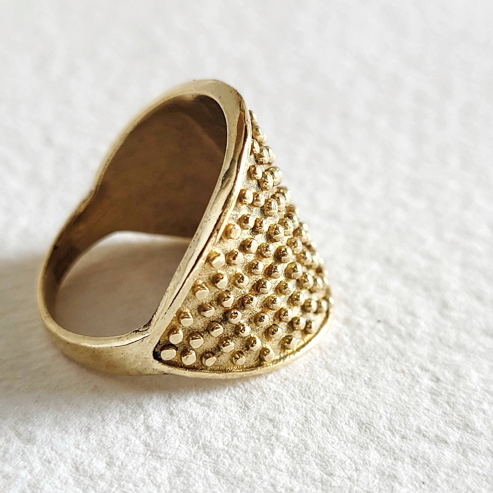 Studded Circle Ring - Stash Co