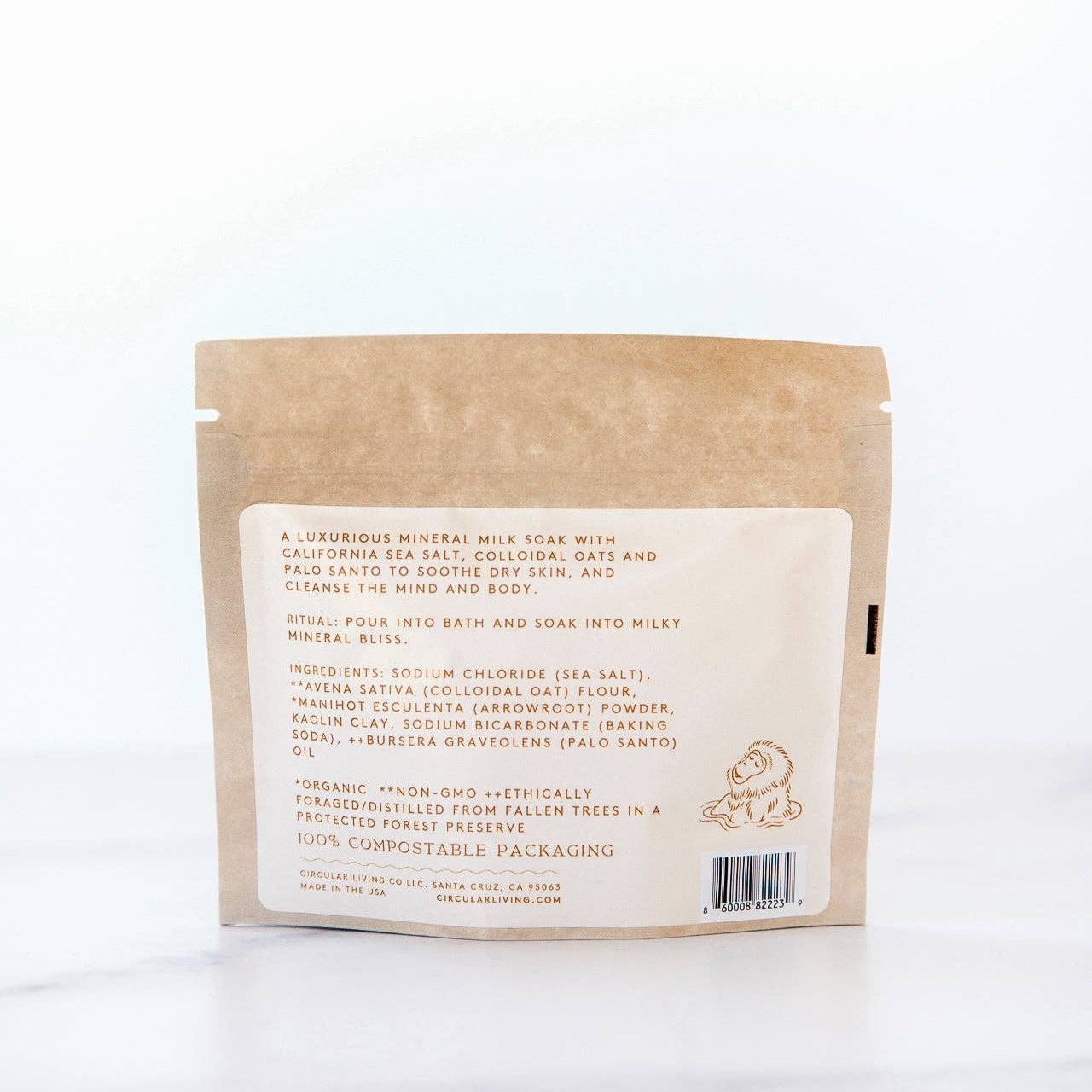 Mineral Milk Soak Sachet | Palo Santo