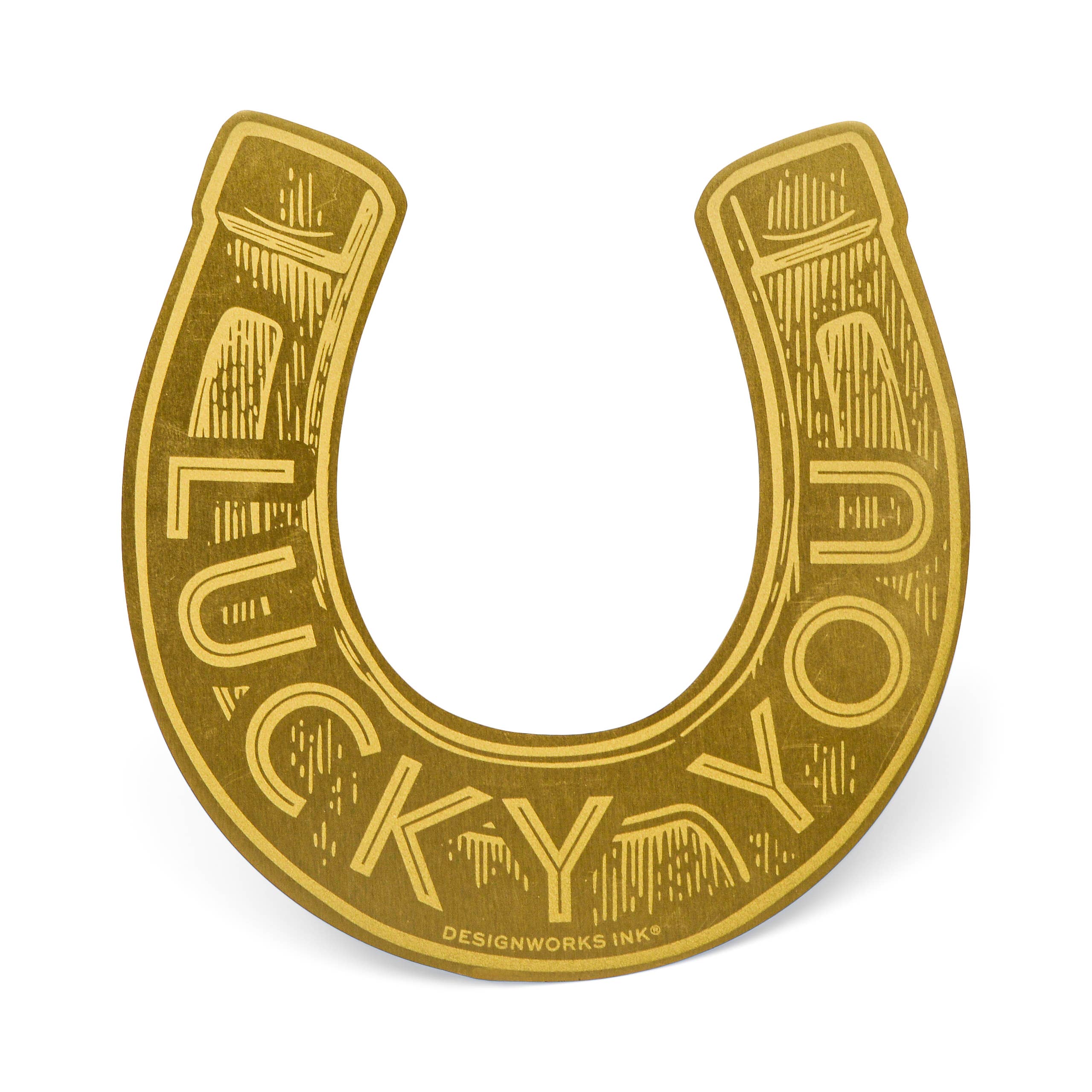 Brass Bookmark | LUCKY YOU