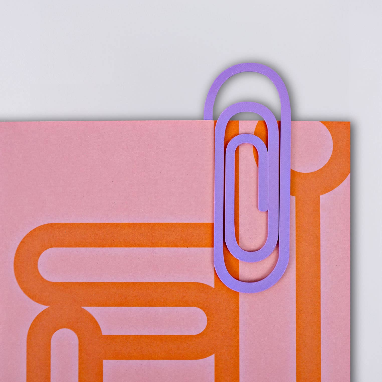 Paperclip 3D Printed Bookmark | Lavender