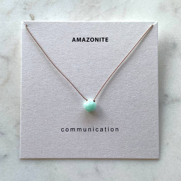 Amazonite Necklace | Communication