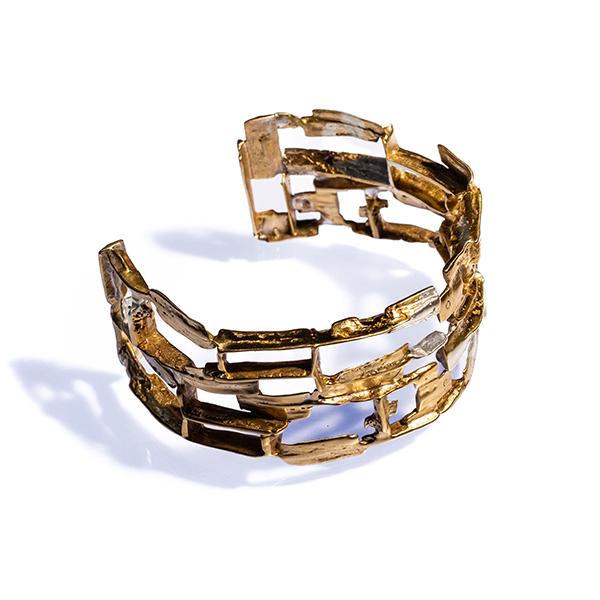 Alata Structure Cuff | Brass