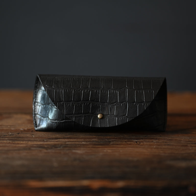 Caprock Case | Luxe Black Croc