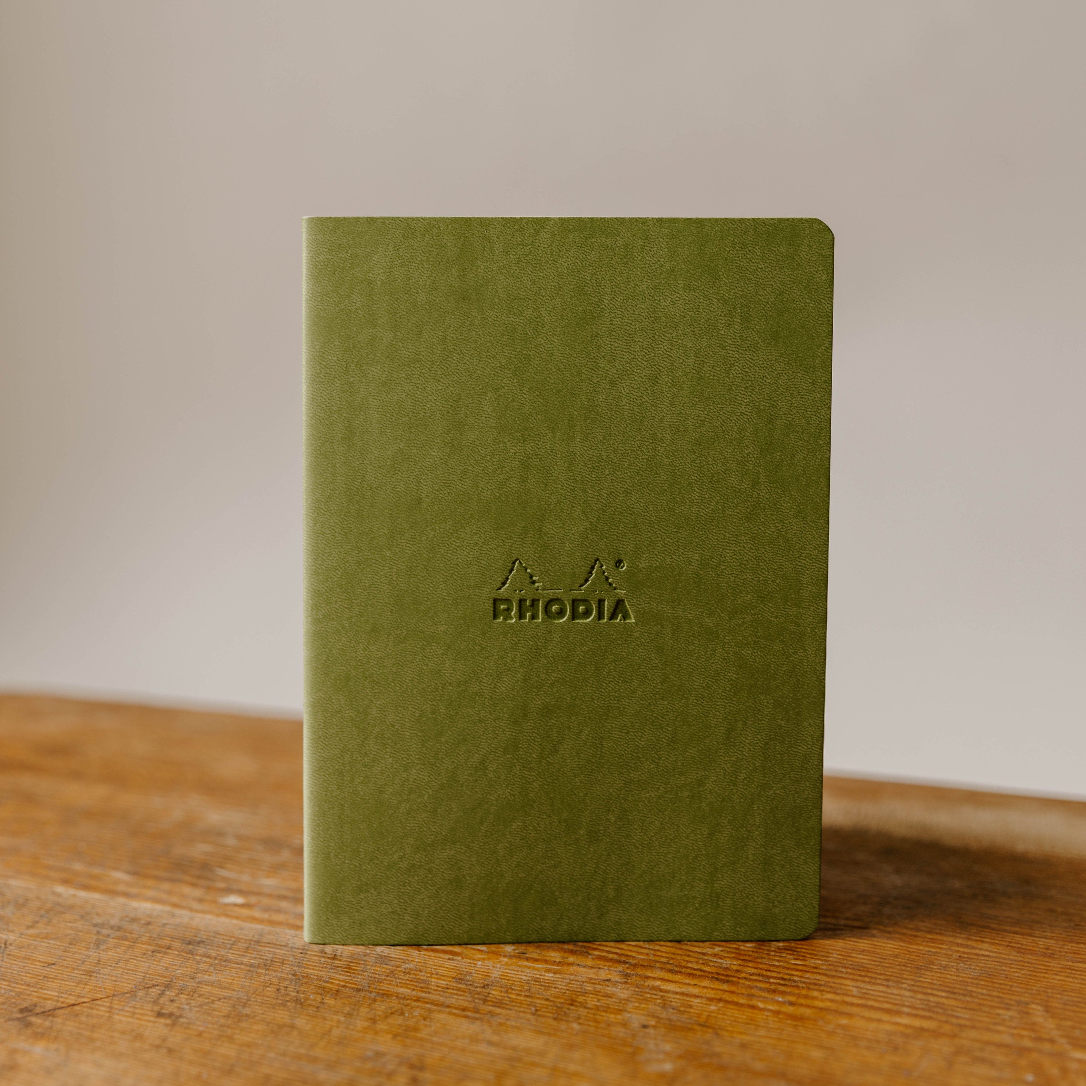 Rhodia Dot Grid Notebook - A5 | Anise