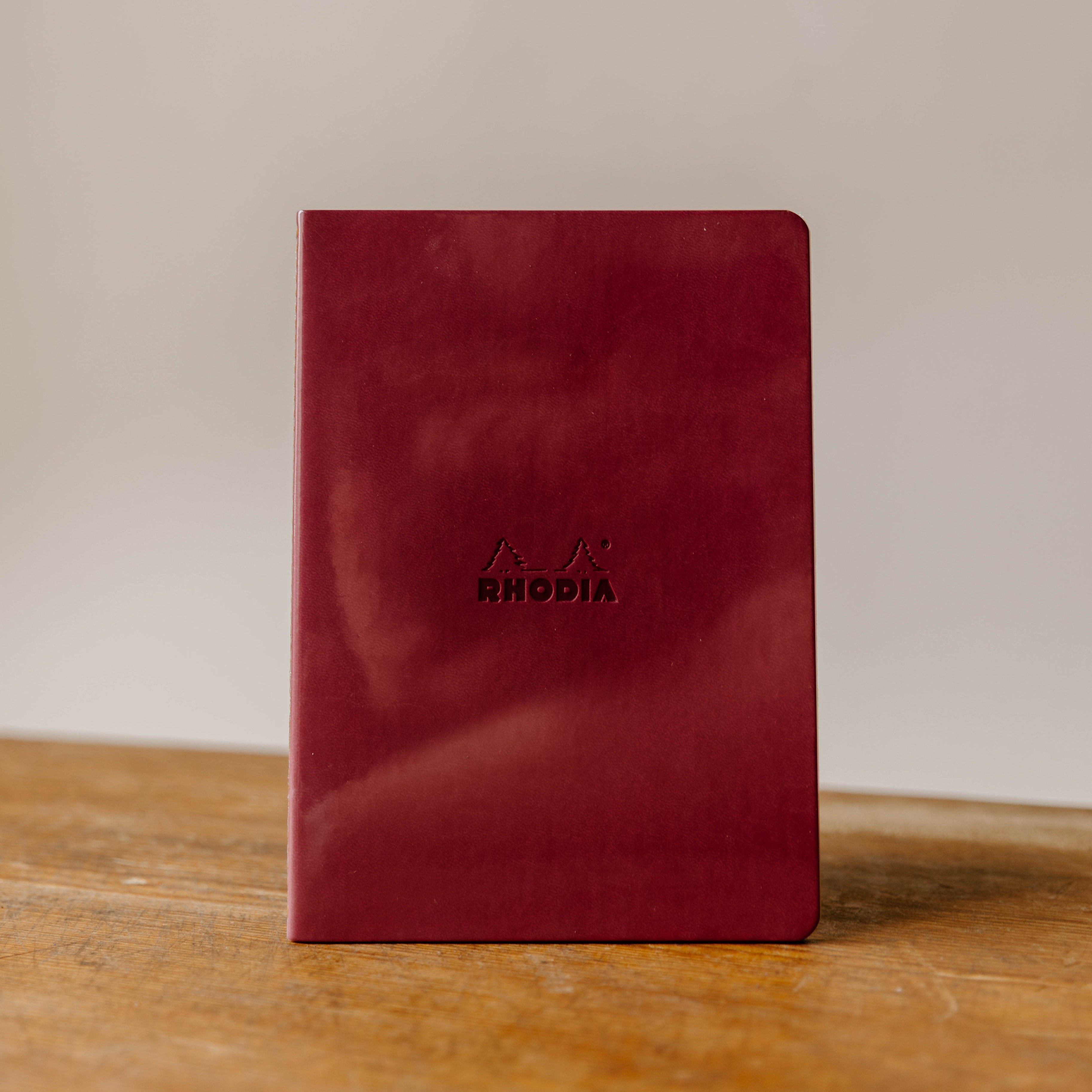Rhodia Dot Grid Notebook - A5 | Raspberry