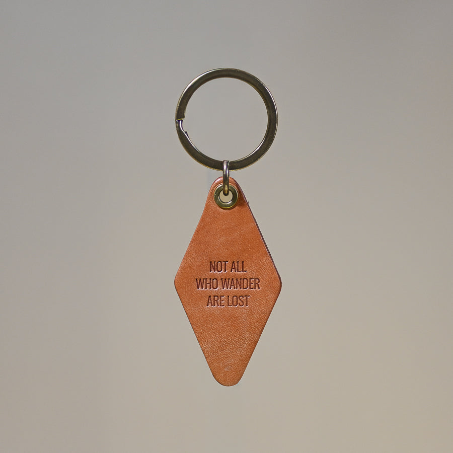 Hotel Keychain | Not All Who Wander Are Lost