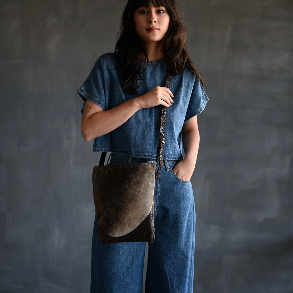 Aire Denim T-Shirt | Spring Mist