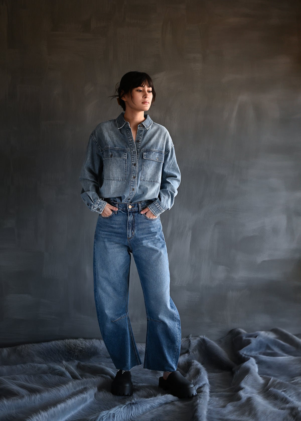 Women's Pilon Japanese Denim Pant | Berlin Blue