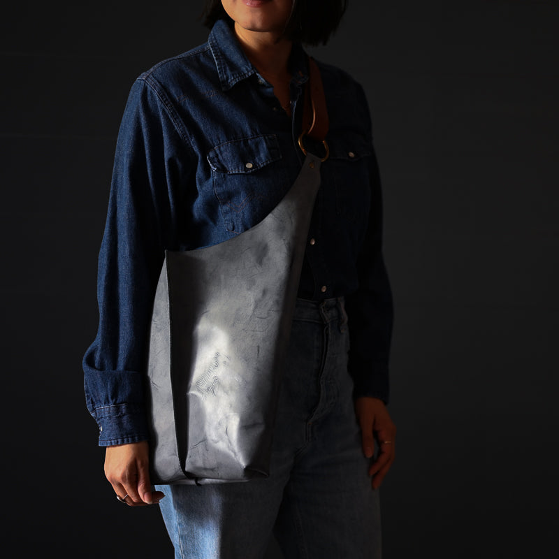 Metro Tote | Waxed Denim
