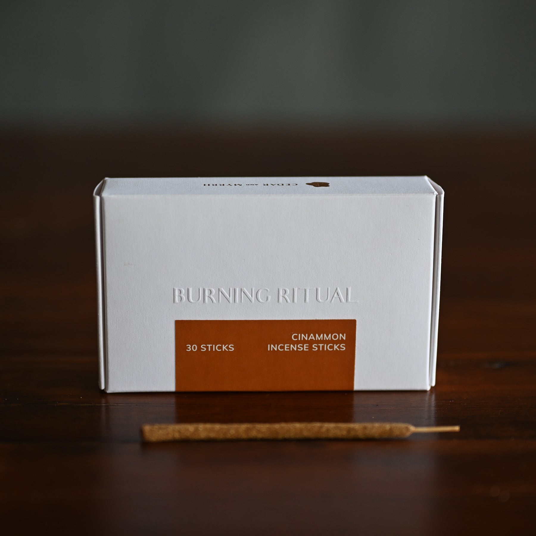 Mini Hand-Rolled Cinnamon Incense Sticks