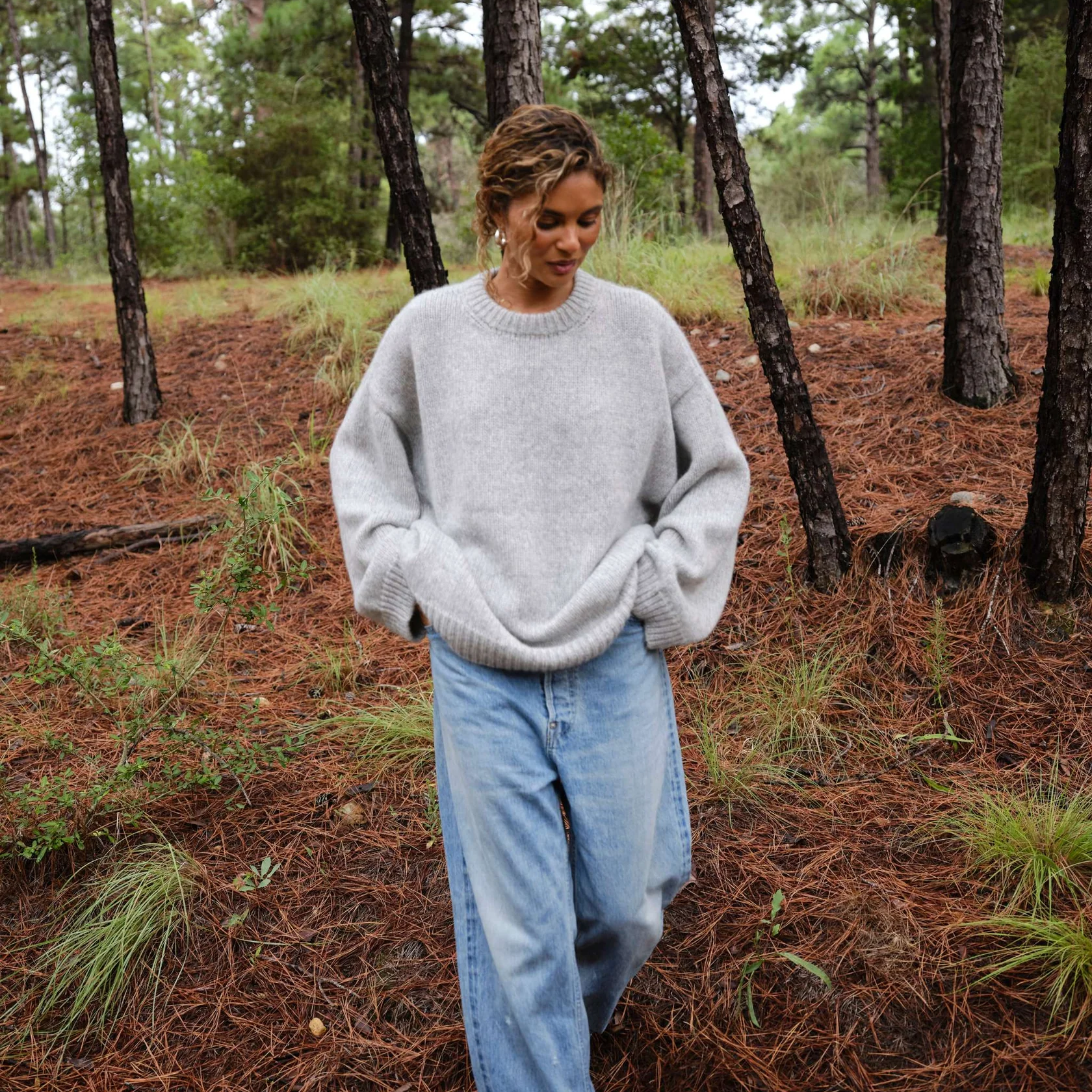 Boyfriend Sweater | Heather Gray