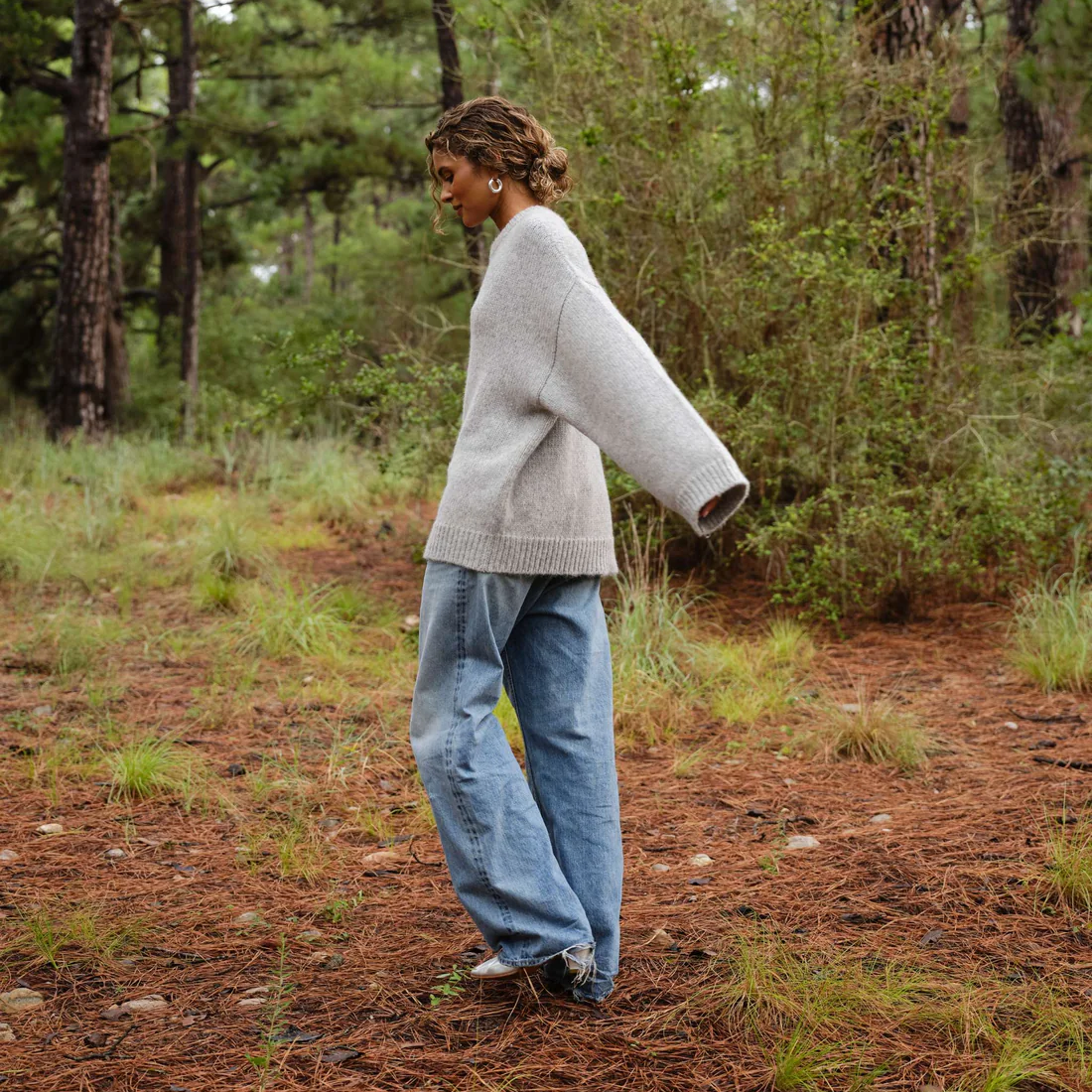 Boyfriend Sweater | Heather Gray