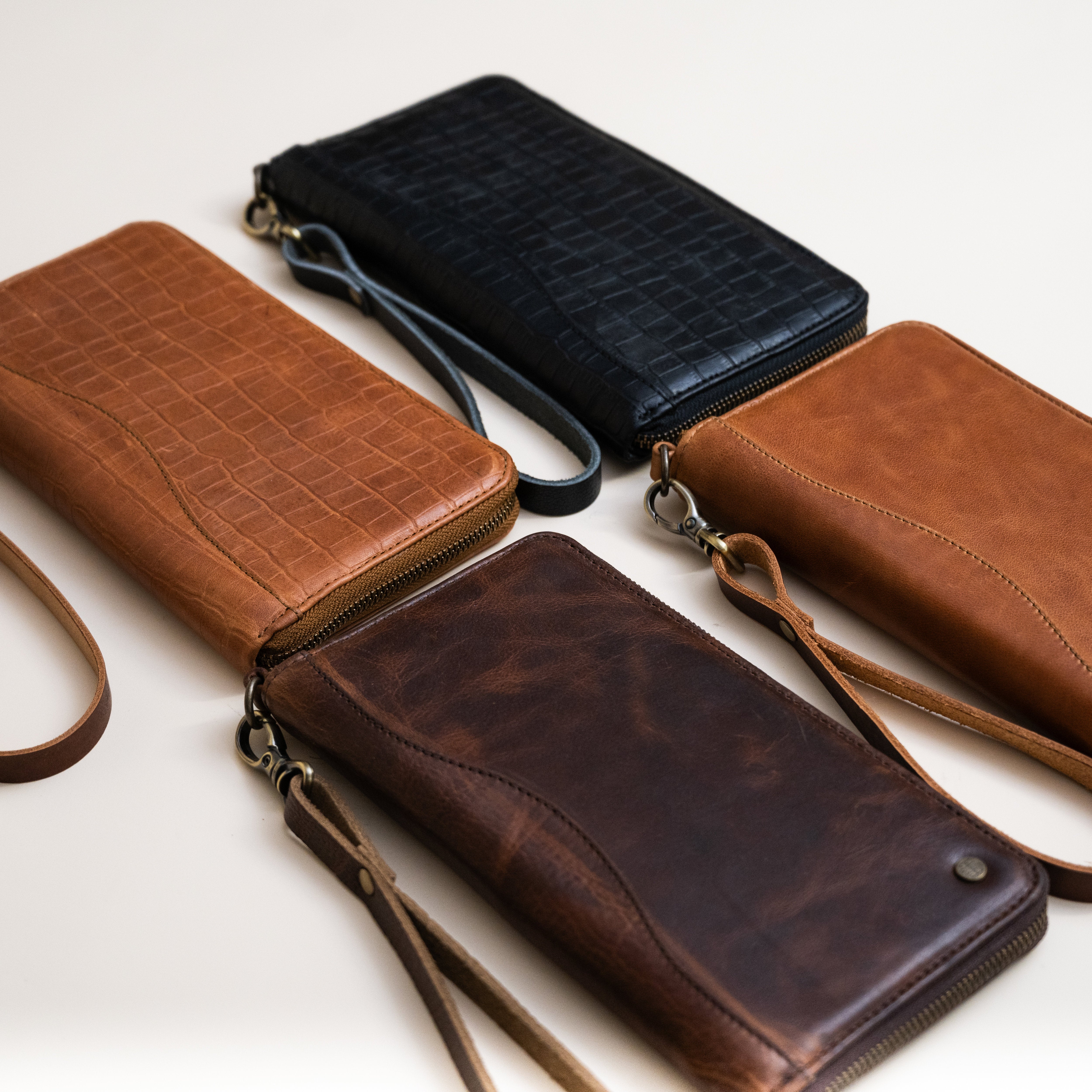 Passport Case | Luxe Caramel Croc