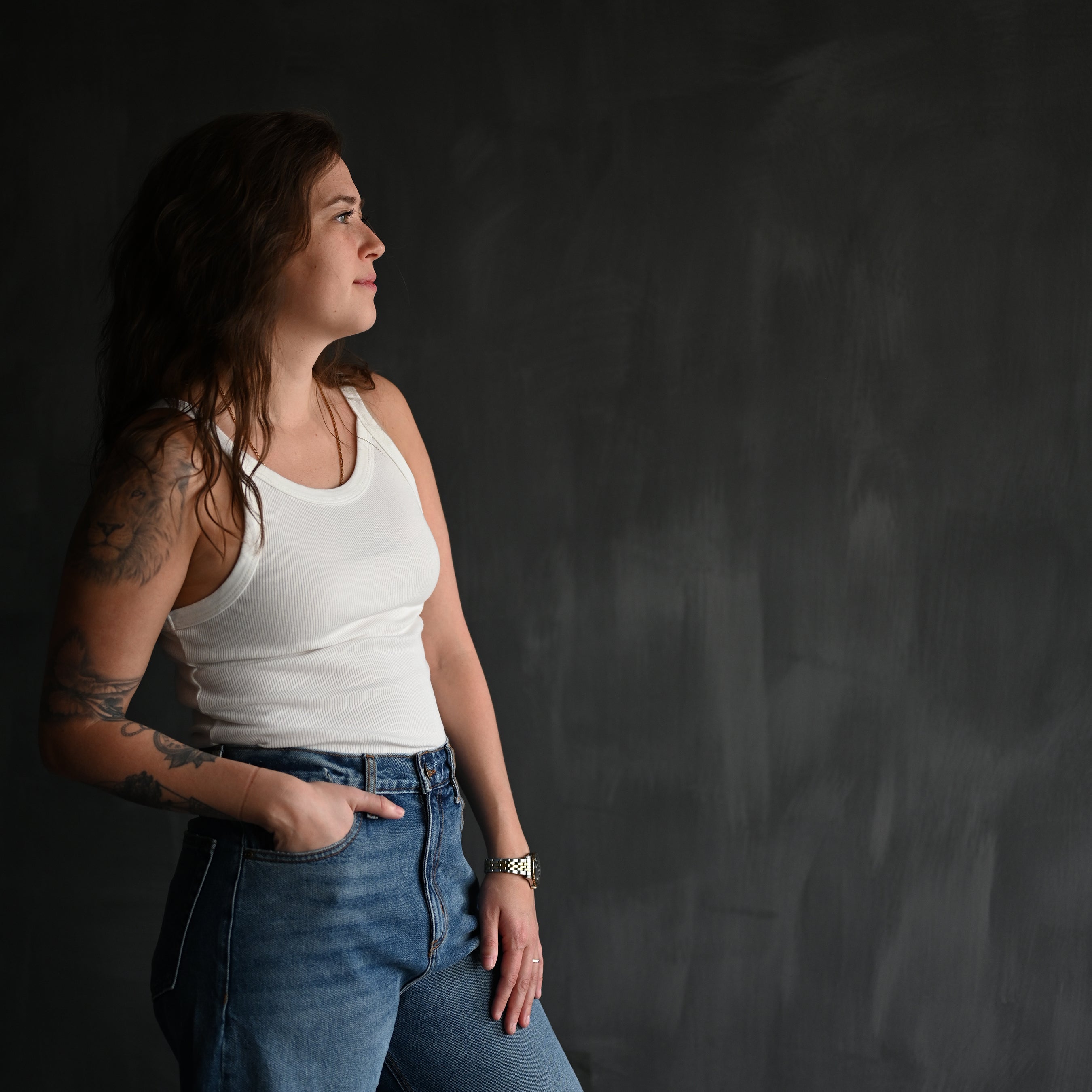 Organic Cotton Tank Top | White