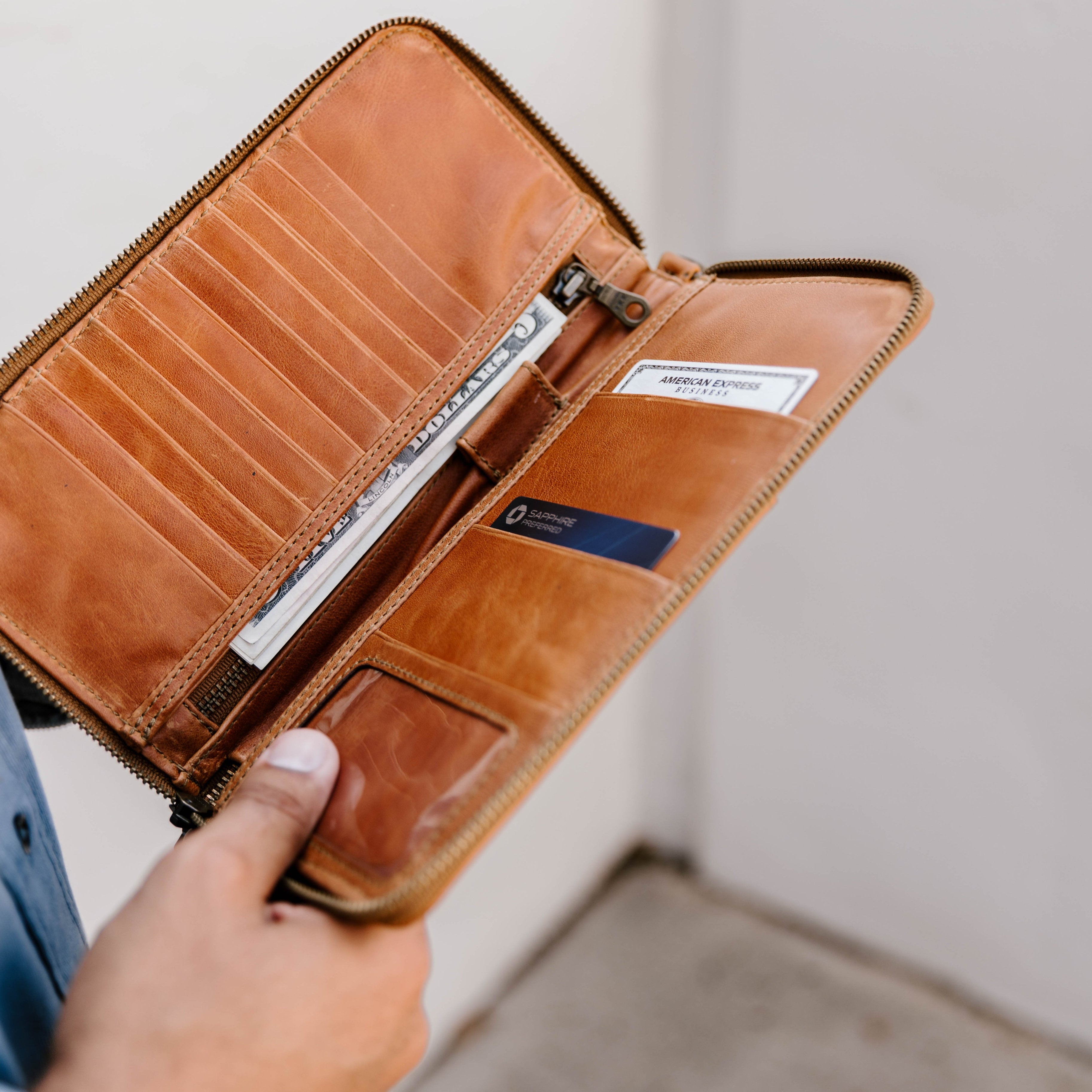 Passport Case | Luxe Caramel Croc