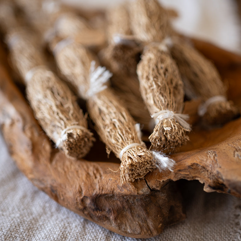 6" Vetiver Root Incense