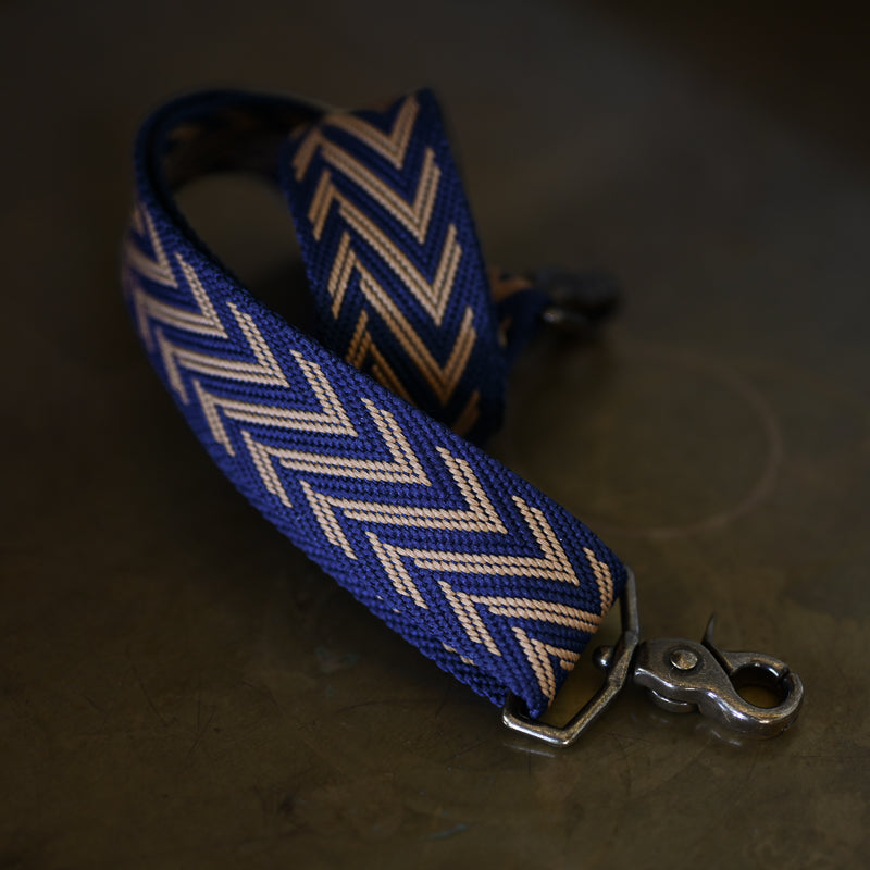 York Strap | Checkmark Navy/Flat Gold