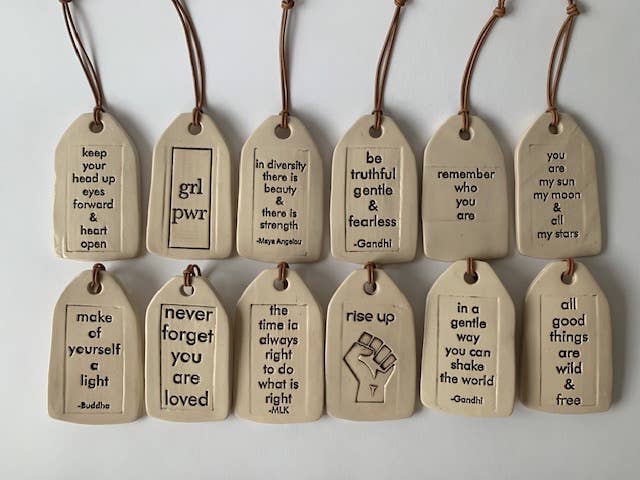 you are my sun... | Ceramic Quote Tag