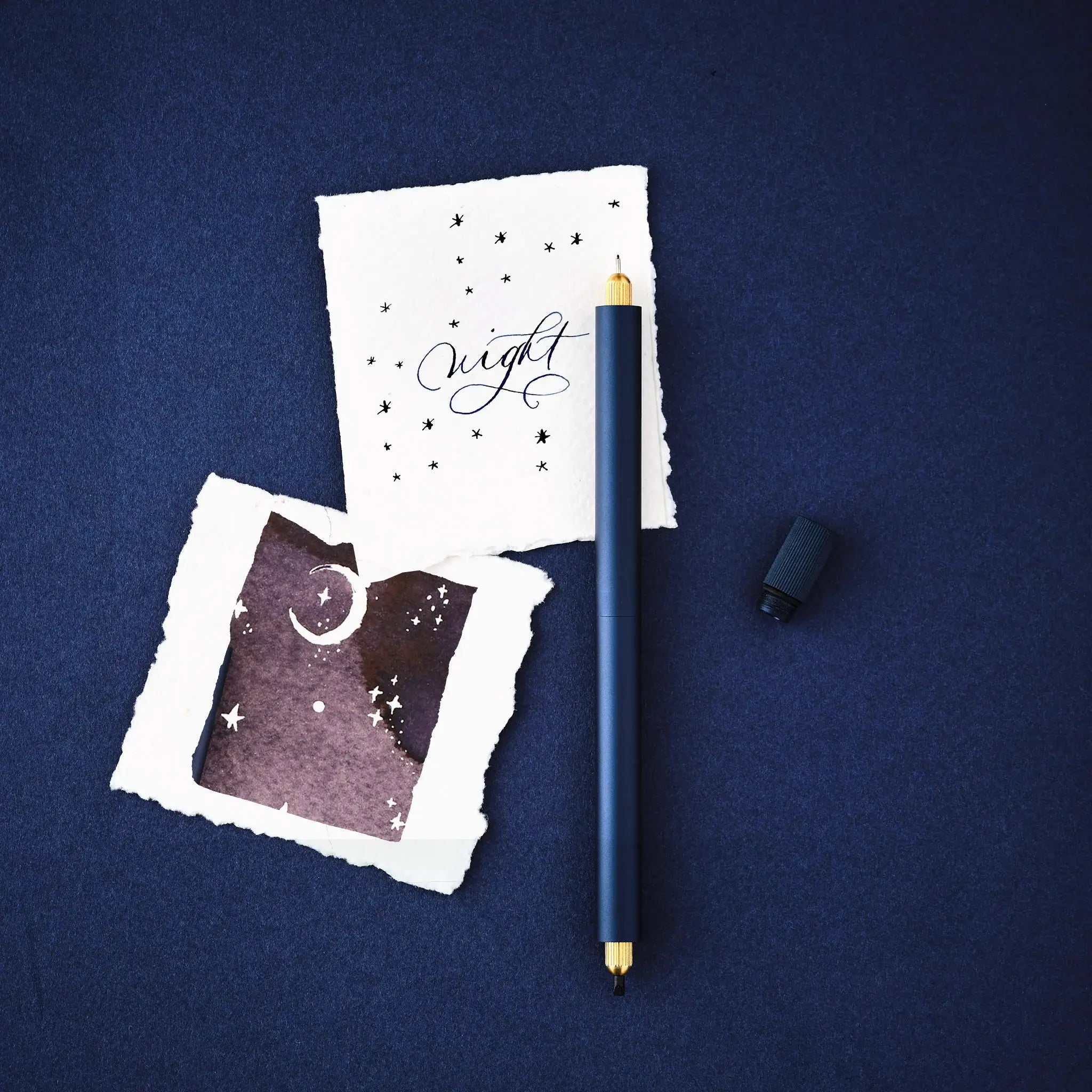 Lumos Pro Single | Refillable Multi-Tip Pen | Midnight