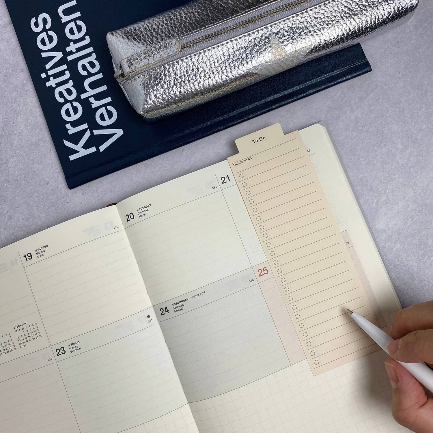 LACONIC Style Bookmark | Monthly Schedule