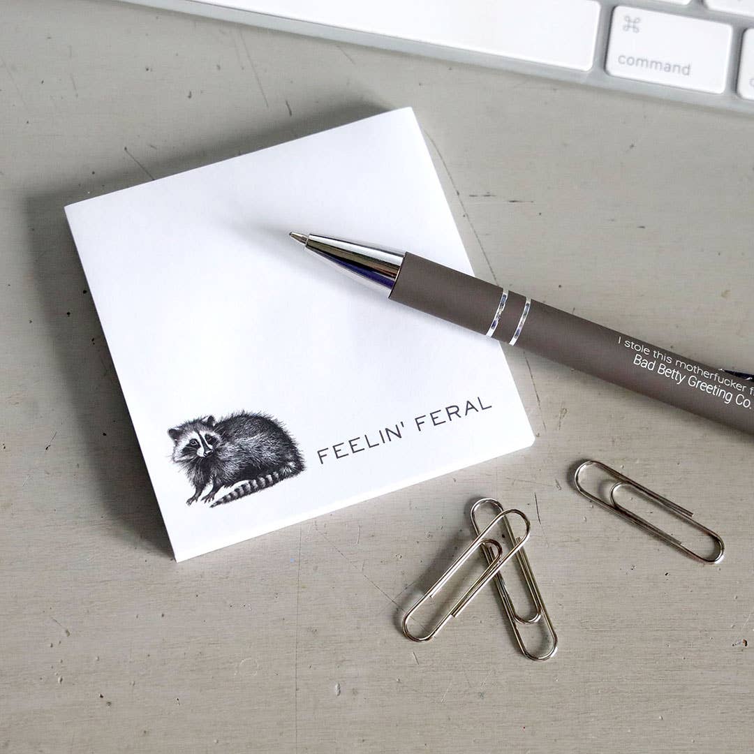 Feelin' Feral | Funny Sticky Notes