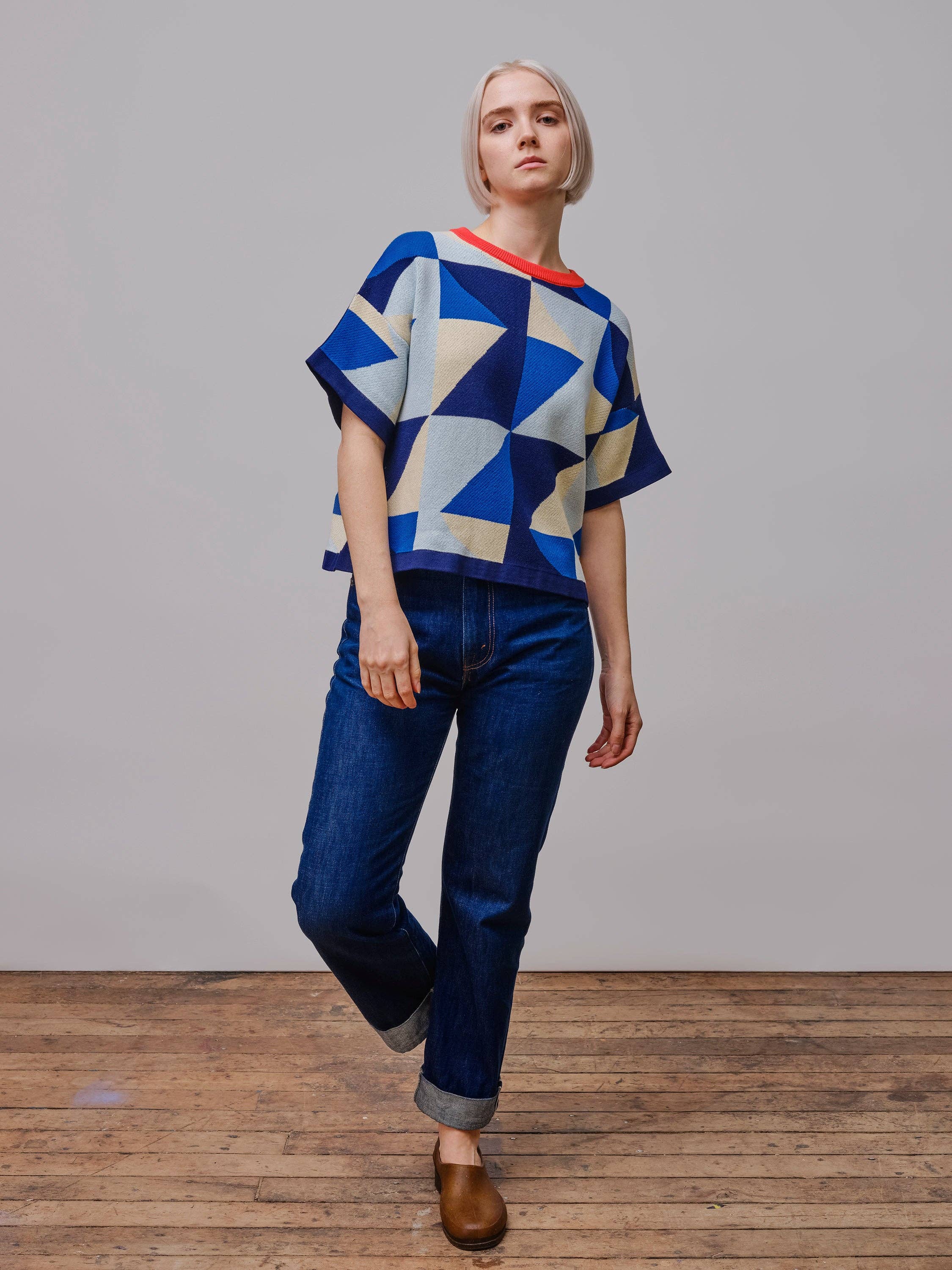 Calder Sweater Tee | Jacaranda