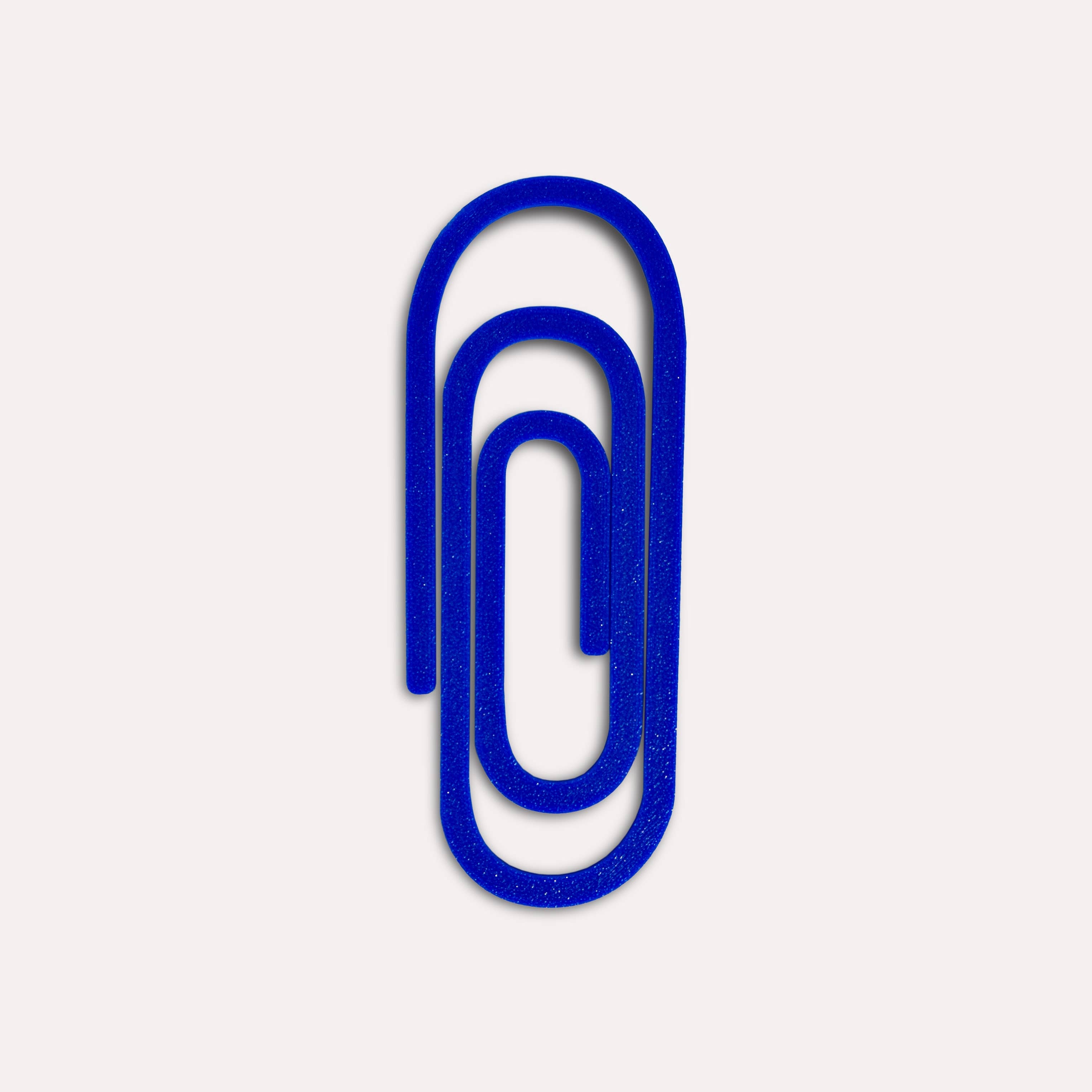 Paperclip 3D Printed Bookmark | Ultramarine