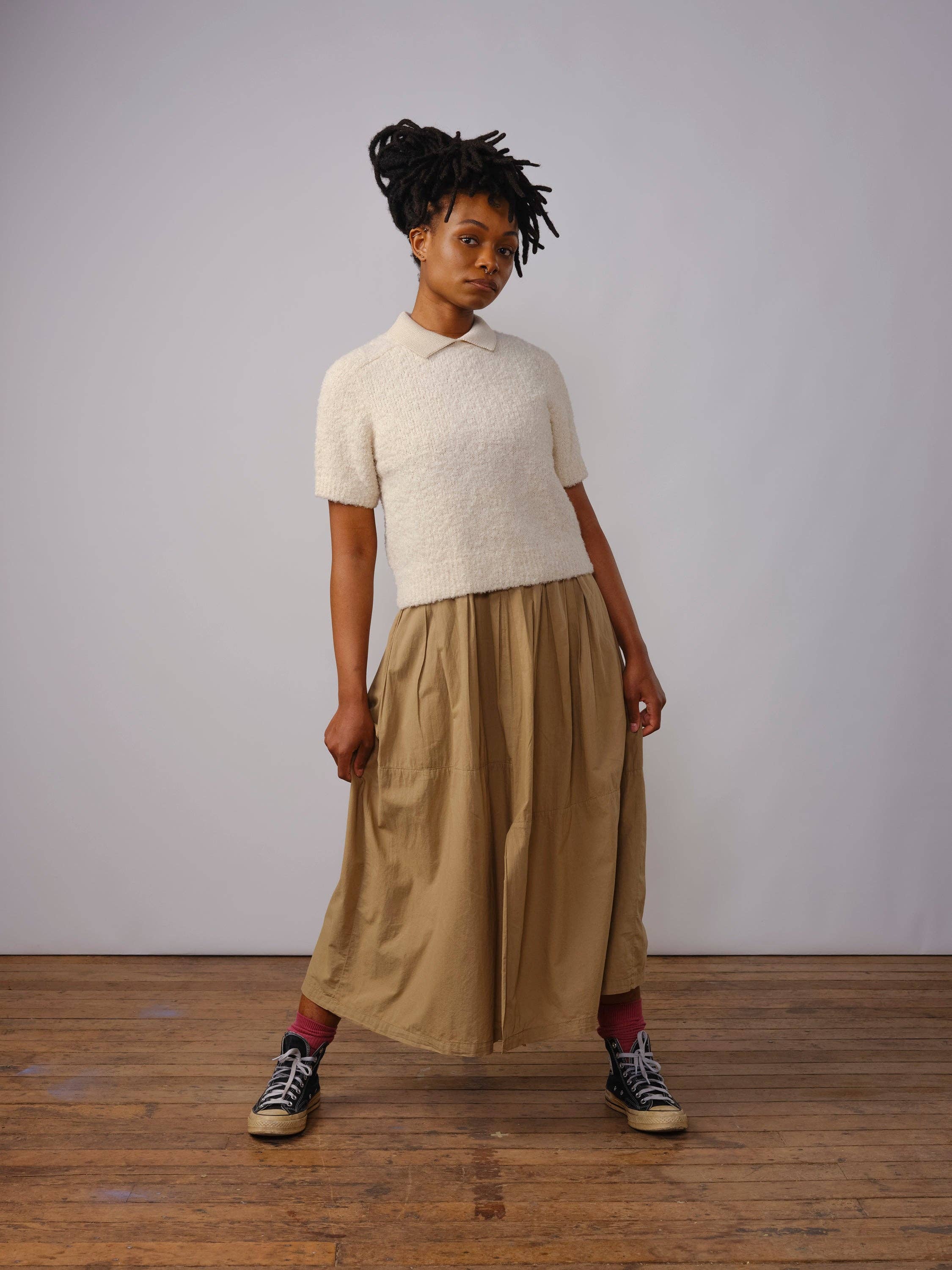 Ramona Bouclé Polo | Calcite