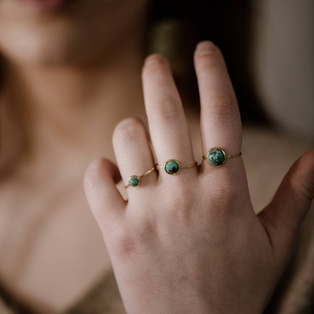 Halite Rings Hyalite Ring