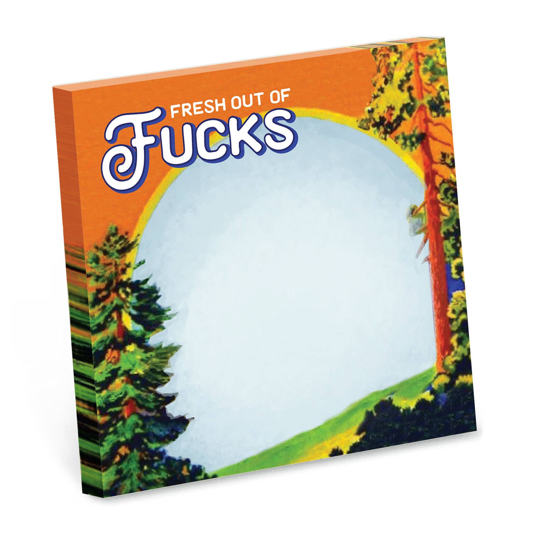 Fresh Out of Fucks | Funny Sticky Notes