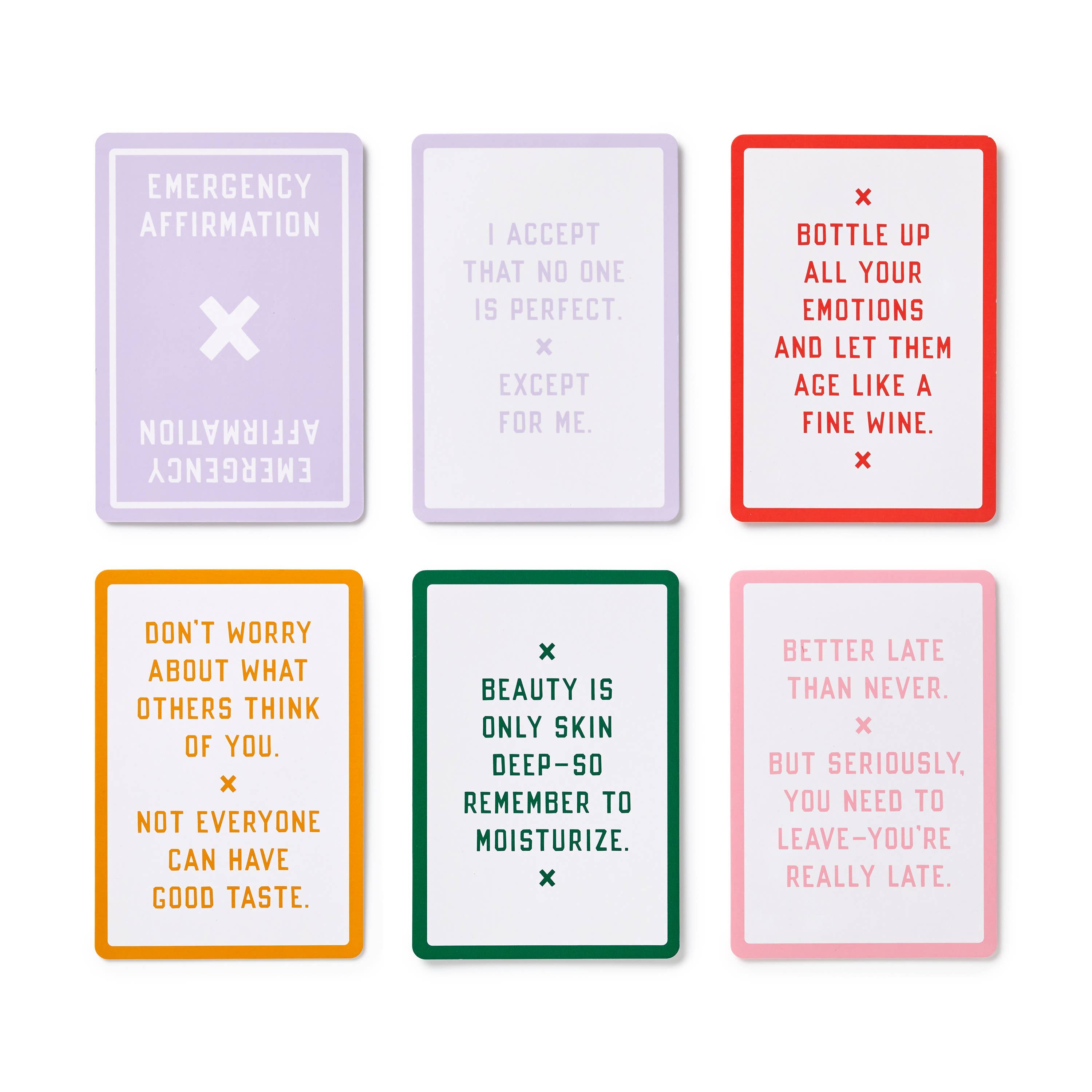 Emergency Affirmations | Card Deck