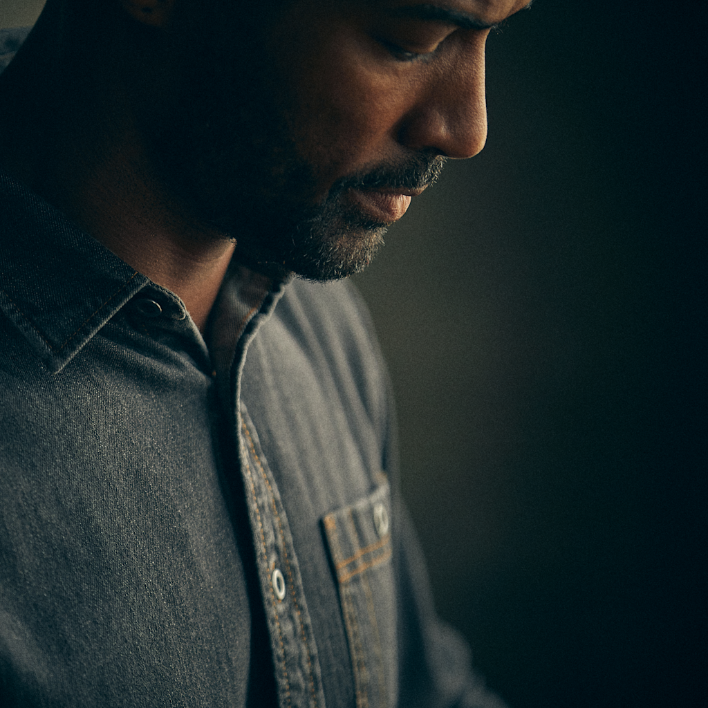 Foundry Denim Shirt | Washed Black