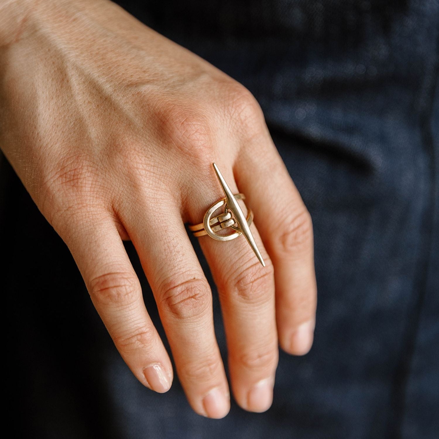 Toggle Ring | Brass