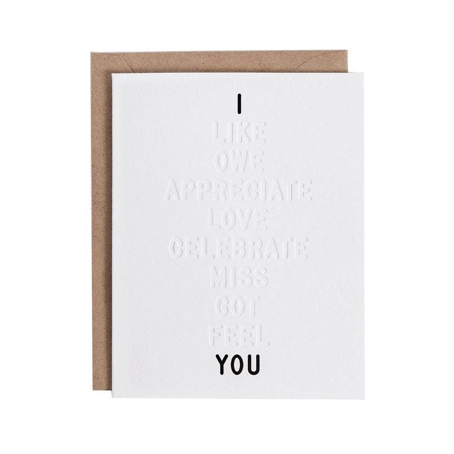 I & You Color-in Greeting Card (3 Pack)