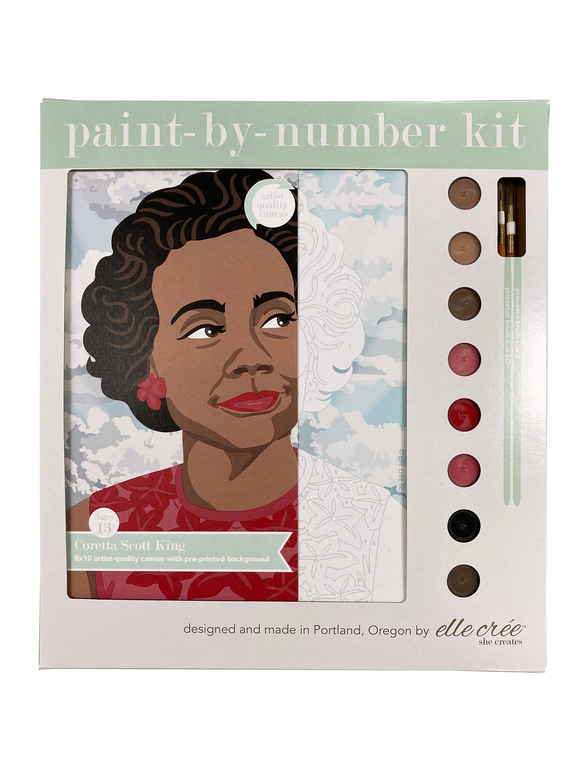 Coretta Scott King Paint-by-Number Kit