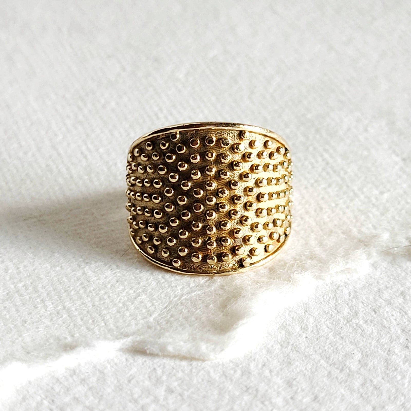 Studded Circle Ring - Stash Co