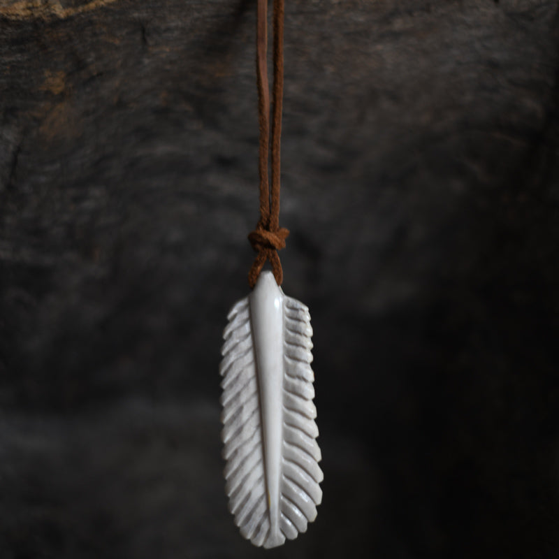 Feather Bone Necklace