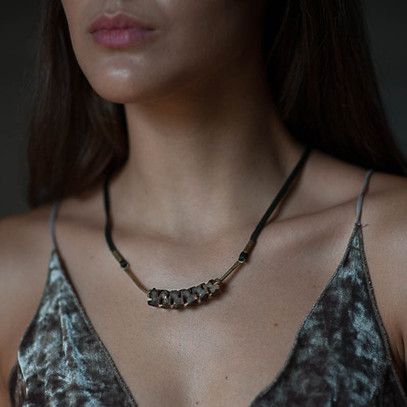 Snake Vertebrae Necklace Stash